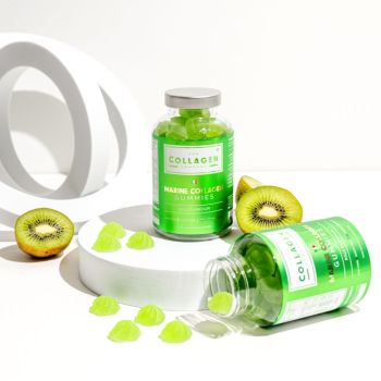 Skóra, włosy, paznokcie Żelki Z Kolagenem Morskim Kiwi 