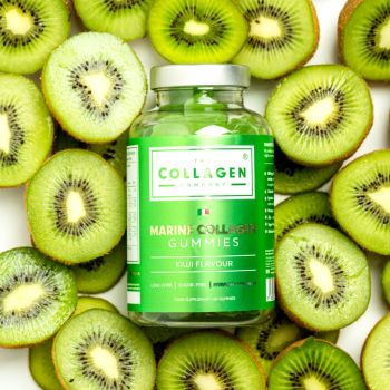 Skóra, włosy, paznokcie Żelki Z Kolagenem Morskim Kiwi 