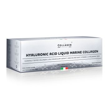 Skóra, włosy, paznokcie Płynny Kolagen Morski Z Kwasem Hialuronowym Mango 