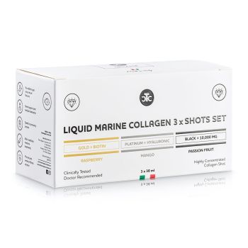 Skóra, włosy, paznokcie Płynny Kolagen Morski Mix Smaków 