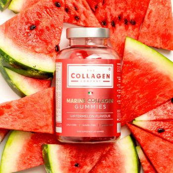 Skóra, włosy, paznokcie Żelki Z Kolagenem Morskim Arbuz 