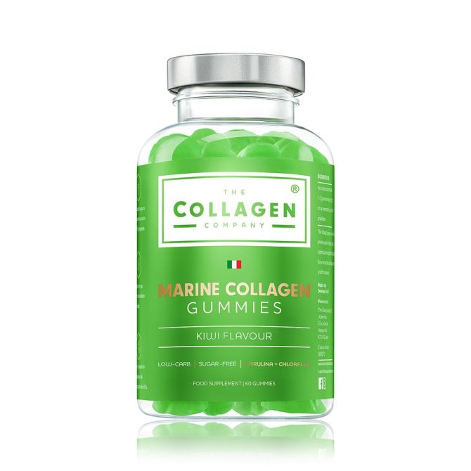 Skóra, włosy, paznokcie Żelki Z Kolagenem Morskim Kiwi 