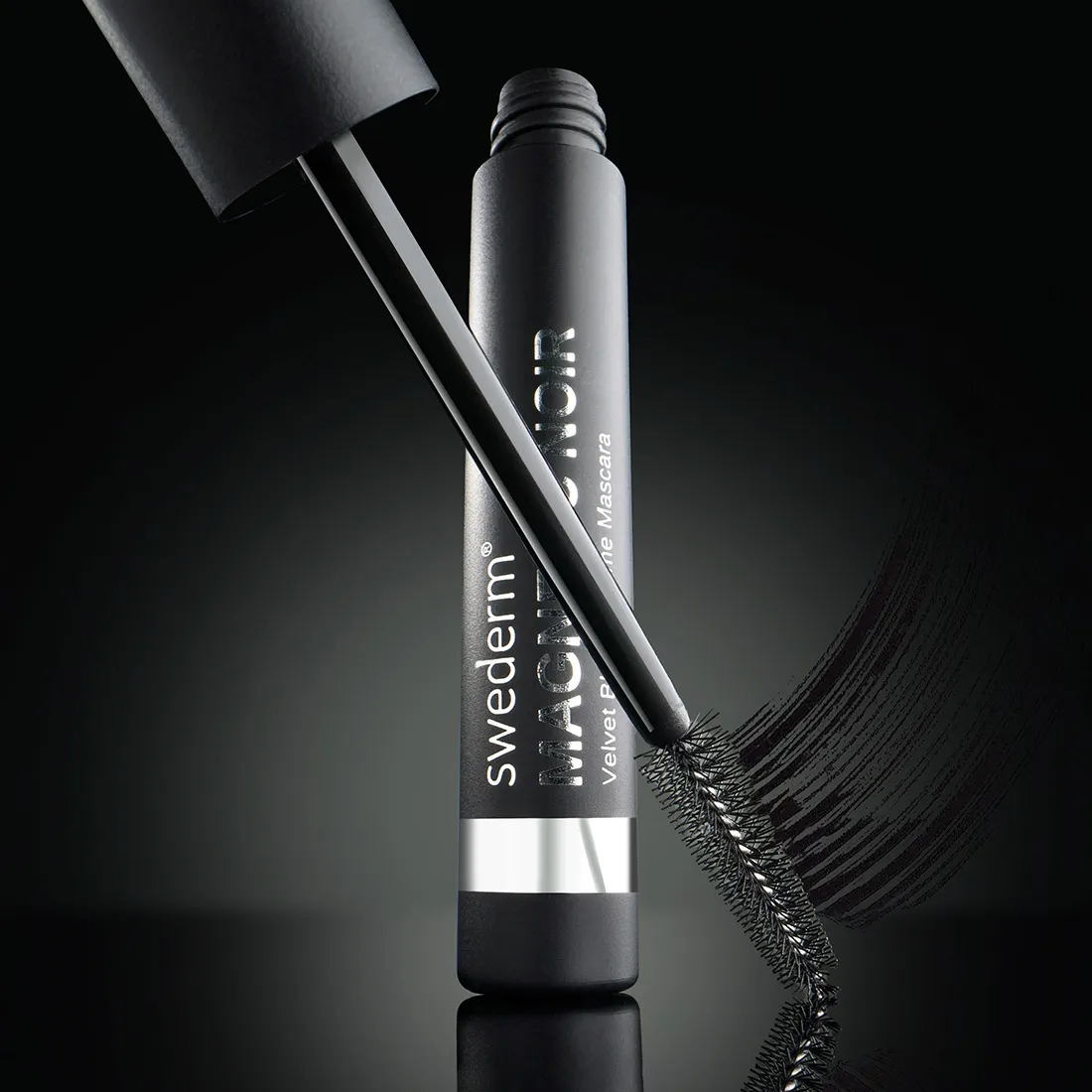 Тушь для ресниц Swederm Magnetic Noir подкручивающая, оттенок Black, 9,5 мл — фото 2