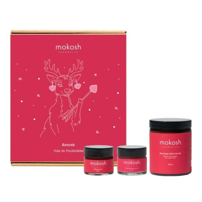 Zestawy kosmetyków damskich Zestaw świąteczny Amorek - Usta do pocałunków | Aelia Duty Free Zestawy kosmetyków damskich Zestaw świąteczny Amorek - Usta do pocałunków