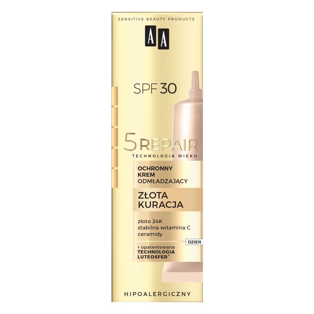 AA Sensitive Beauty Products Technologia Wieku Krem odmładzający SPF 30 — Składniki i ocena