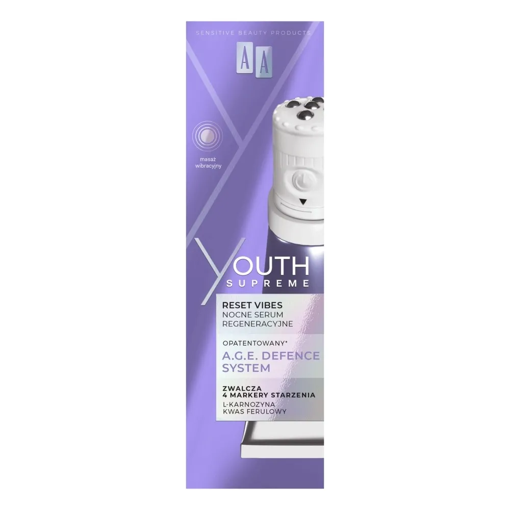 Ночная сыворотка для лица AA Youth Supreme Reset Vibes восстанавливающая, 30 мл