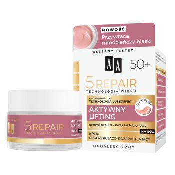 Kremy na noc Technologia Wieku Krem na noc regenerująco-rozświetlający 50 ml