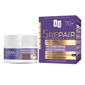 Maseczki w kremie Technologia Wieku Krem-maska nocna odbudowa 50 ml