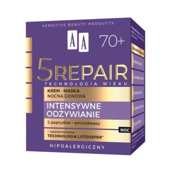 Maseczki w kremie Technologia Wieku Krem-maska nocna odbudowa 50 ml