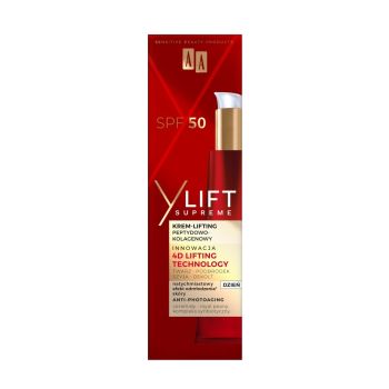 Kremy na dzień Y Lift Supreme Krem-lifting peptydowo-kolagenowy SPF 50 50 ml