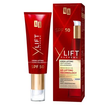 Kremy na dzień Y Lift Supreme Krem-lifting peptydowo-kolagenowy SPF 50 50 ml