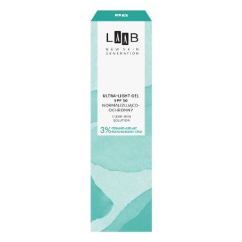 Kremy na dzień LAAB Clear Skin Solution Ultraklekki żel normalizująco-ochronny SPF 50 40 ml