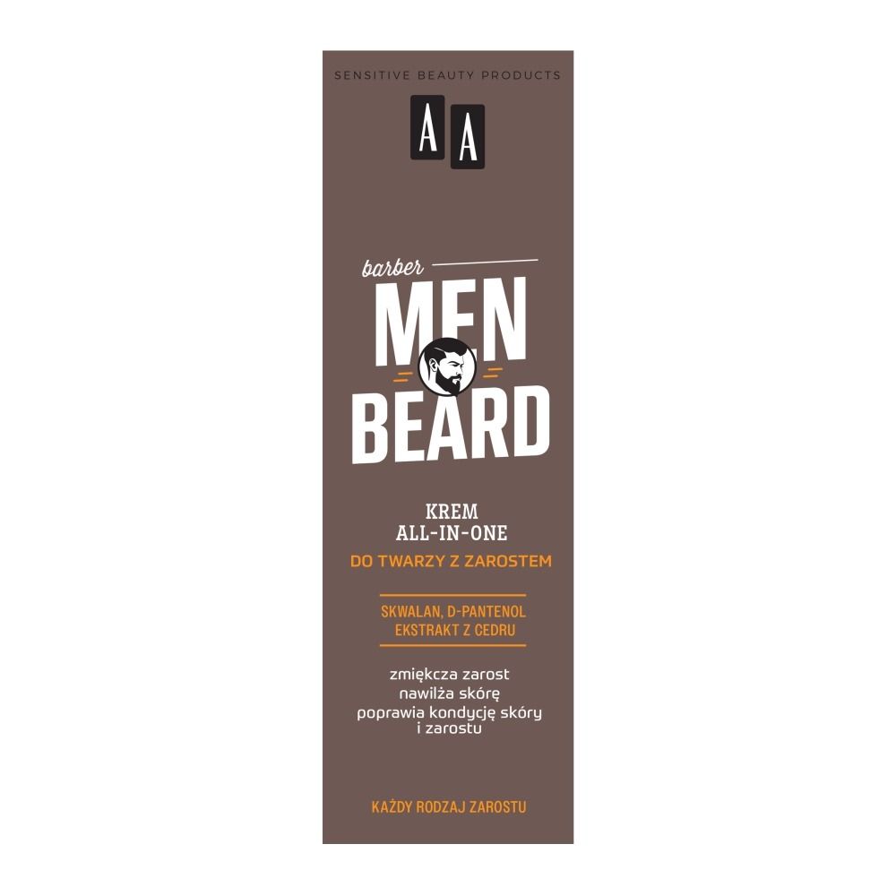 AA Sensitive Beauty Products Men Beard Krem all-in-one do twarzy z zarostem — Inhaltsstoffe i ocena