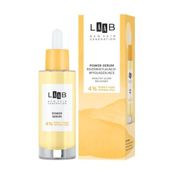 Serum do twarzy LAAB Tetra-C Yuzu Power-serum rozświetlająco-wygładzające 30 ml