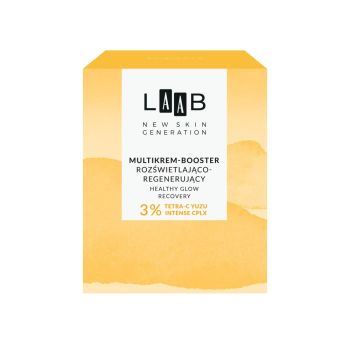 Kremy na dzień LAAB Tetra-C Yuzu Multikrem booster rozświetlająco-regenerujący 50 ml