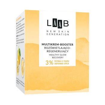 Kremy na dzień LAAB Tetra-C Yuzu Multikrem booster rozświetlająco-regenerujący 50 ml