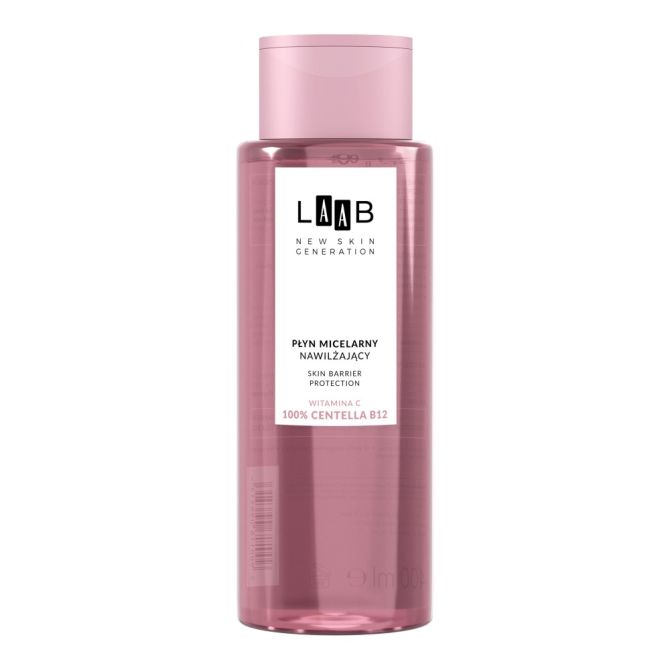 Płyny micelarne LAAB 100% Centella B12 Nawilżający płyn micelarny 400 ml