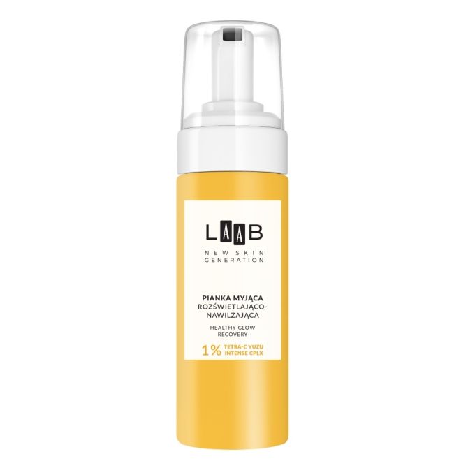 Pianki do mycia twarzy LAAB Tetra-C Yuzu Pianka do mycia twarzy nawilżająco-rozświetlająca 150 ml