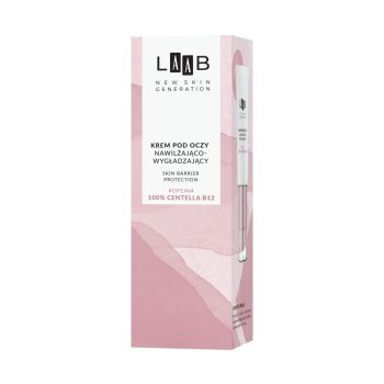 Kremy pod oczy LAAB 100% Ceentella B12 Nawilżająco-wygładzający krem pod oczy 15 ml