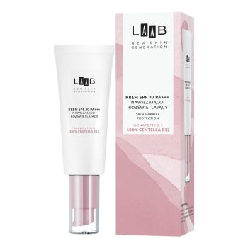 Kremy na dzień LAAB 100% Centella B12 Krem nawilżająco-rozświetlający SPF30 40 ml