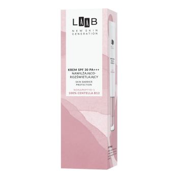 Kremy na dzień LAAB 100% Centella B12 Krem nawilżająco-rozświetlający SPF30 40 ml