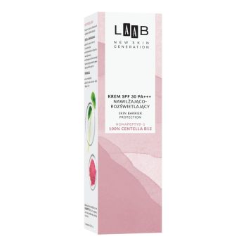 Kremy na dzień LAAB 100% Centella B12 Krem nawilżająco-rozświetlający SPF30 40 ml