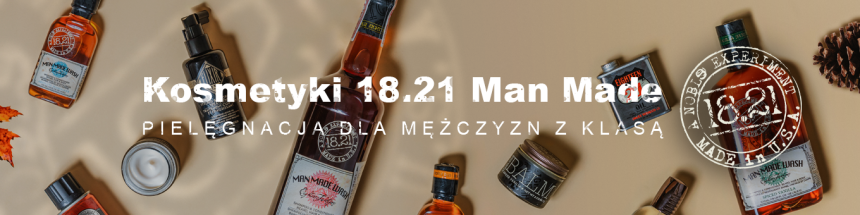 Baner marki 18.21 Man Made