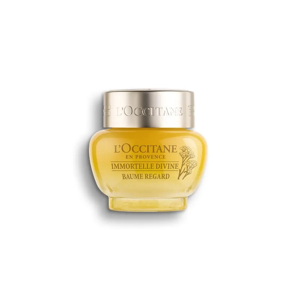 Бальзам для кожи вокруг глаз L'Occitane Immortelle Divine Eye Balm против морщин, 15 мл