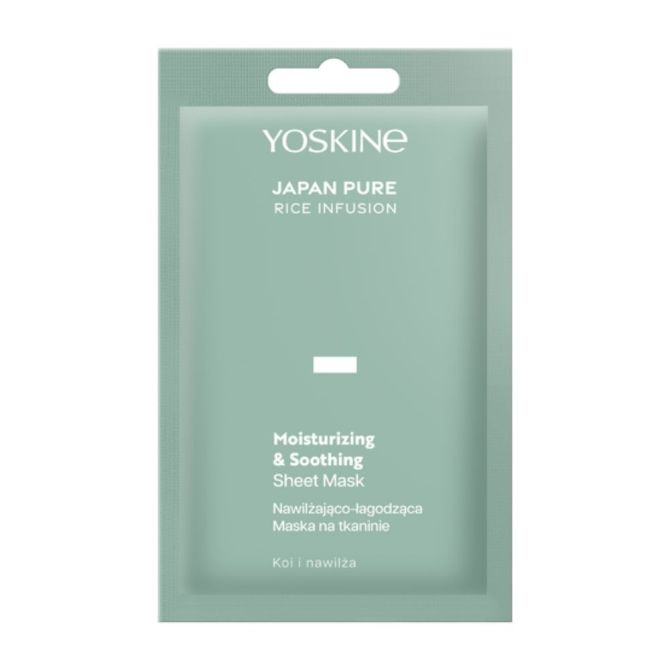 Maseczki w płachcie Japan Pure Rice Infusion Moisturizing & Soothing Sheet Mask 20 ml