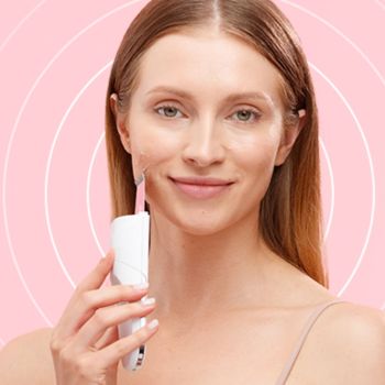 Masażery do twarzy i ciała Set Breeze Scrub + Glow Eye White 