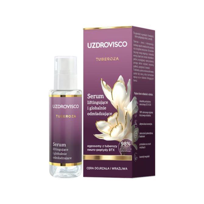 Serum do twarzy Tuberoza Serum liftingujące i globalnie odmładzające 30 ml