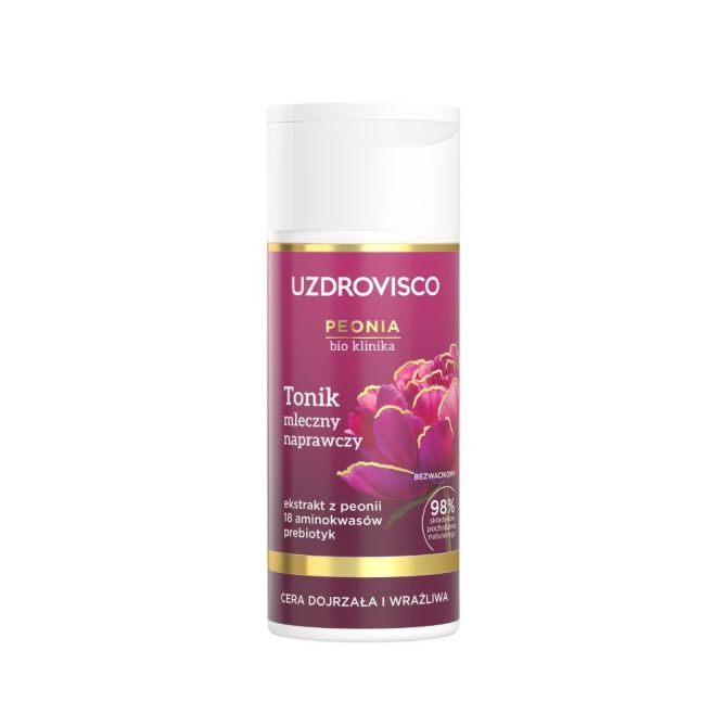 Toniki do twarzy Peonia Tonik mleczny naprawczy 150 ml
