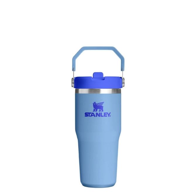 Kubki termiczne The IceFlow Flip Straw Blue Sky 414 ml