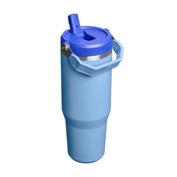 Kubki termiczne The IceFlow Flip Straw Blue Sky 890 ml