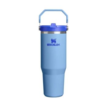 Kubki termiczne The IceFlow Flip Straw Blue Sky 890 ml
