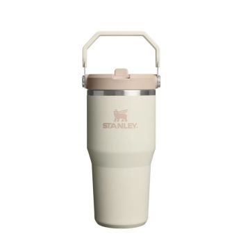 Kubki termiczne The IceFlow Flip Straw Cream Gloss 590 ml