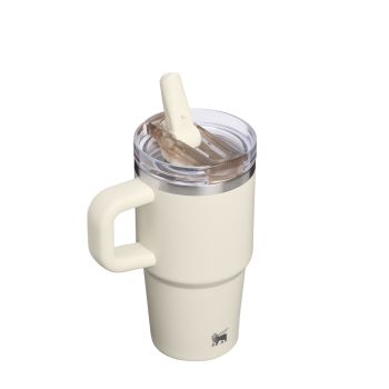 Kubki termiczne The Quencher ProTour Flip Straw Tumbler Cream 590 ml