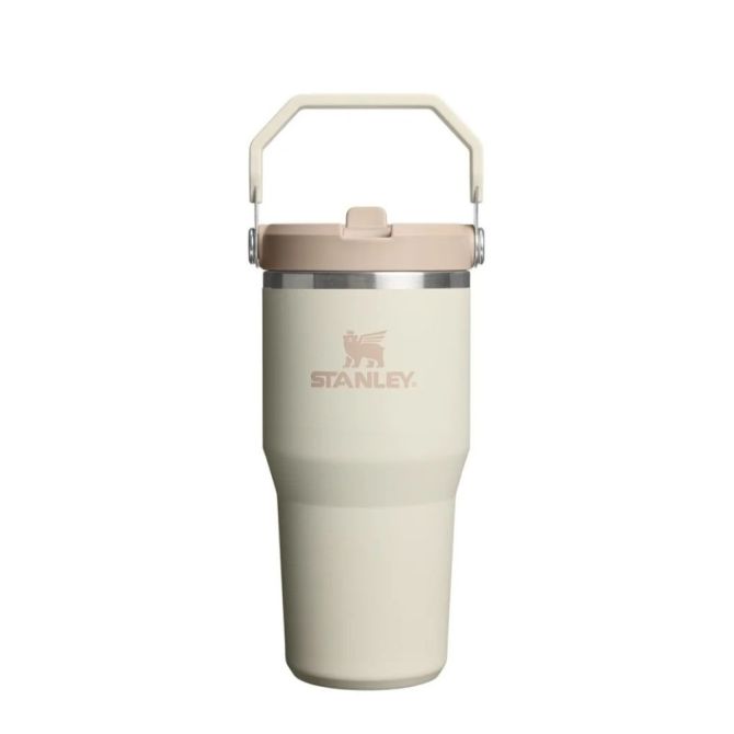 Kubki termiczne The IceFlow Flip Straw Cream Gloss 590 ml