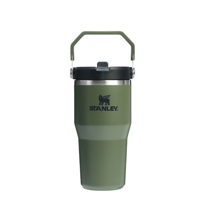 Kubki termiczne The IceFlow Flip Straw Dried Pine 600 ml