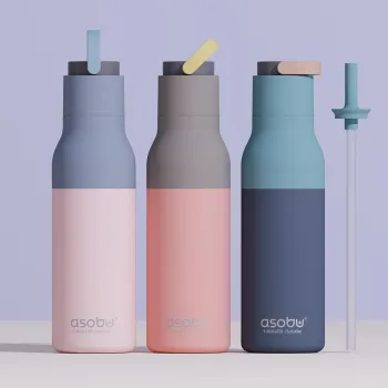 Butelki termiczne Metro Pastel Pink 600 ml