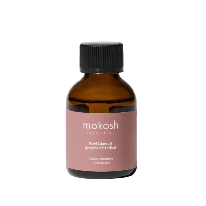 Żele i pianki pod prysznic Mini Nawilżający żel do mycia ciała Drzewo sandałowe 50 ml