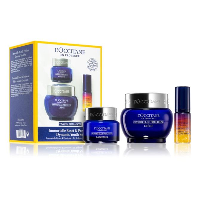 Zestaw do pielęgnacji twarzy dla niej Immortelle Reset & Precious: Dynamic Youth Set 