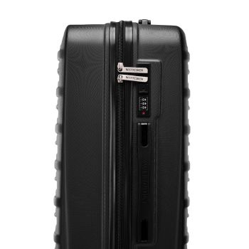 Walizki Walizka średnia ABS Czarna 65 ml