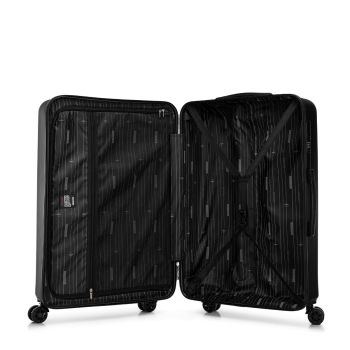 Walizki Walizka duża ABS Czarna 96 l