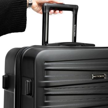 Walizki Walizka duża ABS Czarna 96 l