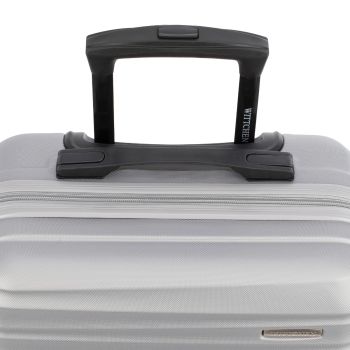 Walizki Walizka kabinowa ABS Srebrna 34 l