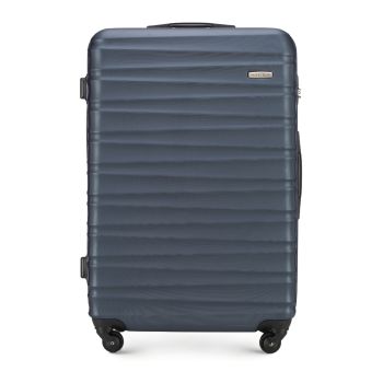 Walizki Walizka duża ABS Granatowa 96 l