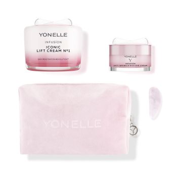 Zestaw do pielęgnacji twarzy dla niej INFUSION Zestaw „Zastrzyk Młodosci” - Oczy i Twarz 