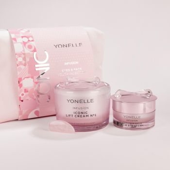 Zestaw do pielęgnacji twarzy dla niej INFUSION Zestaw „Zastrzyk Młodosci” - Oczy i Twarz 