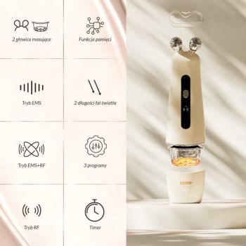 Urządzenia do mezoterapii ALGO Zaawansowane urządzenie do ujędrniania i konturowania twarzy z technologią EMS i RF 